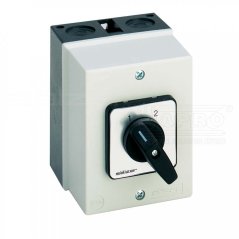 Enclosed changeover Switch 1-2 20A 2pole