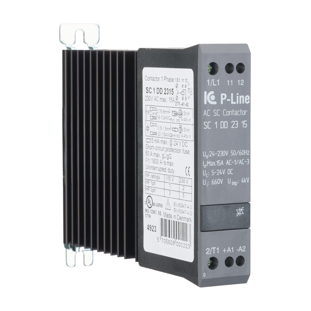 Semiconductor Contactor - Ohmic and inductive loads 5-24 V DC/DC
