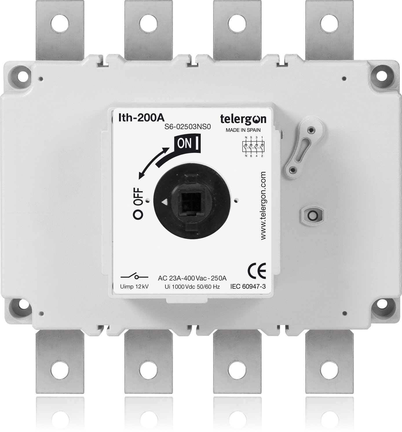 Switch Disconnector S6 3P+N 250-500A