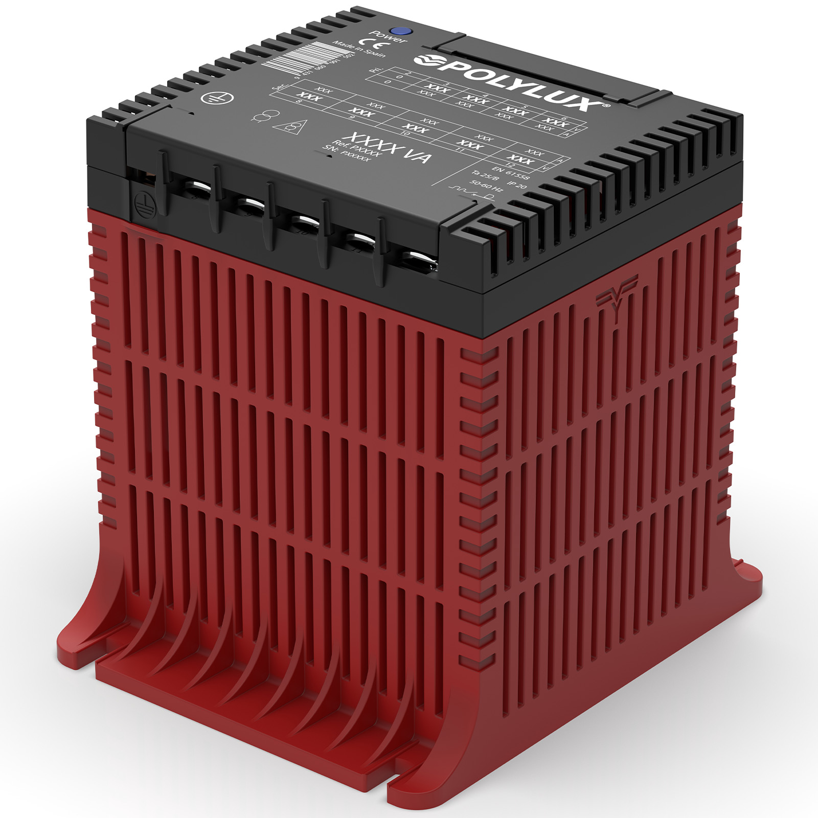 Single-phase isolation transformer resin filled  IP-20 160-2500 VA I/230-400-460 V O/115-230 V