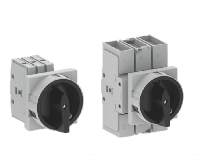 Switch Disconnector S3 3P & 3P+N 16-125A Door mouting grey/black padlockable