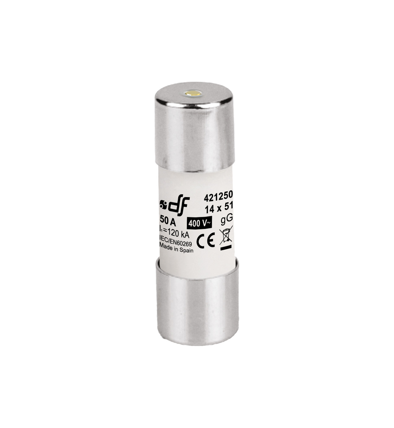  Cylindrical fuses gG 14,3X51 with striker
