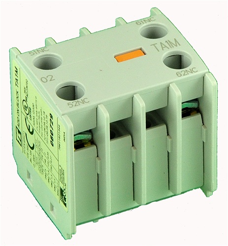 Auxiliary block 1 NO/1 NC for TC1 contactor