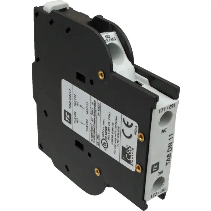 Auxiliary contact 1 NO/1 NC side mounted for TC1 contactor
