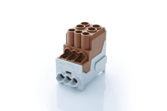 1P / Brown / 2,5 mm² - 25 mm² / 1,5 mm² - 10 mm²