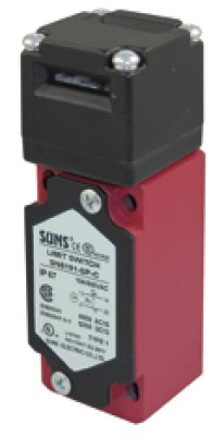 Limit switch with key, metal housing