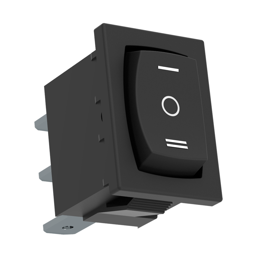Switching button with central position (6 A/250 V AC) USS-05